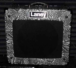 Laney Cub 12R covered in snakeskin Tolex